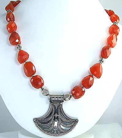 SKU 1698 - a Carnelian Necklaces Jewelry Design image