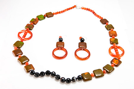 SKU 17286 - a Onyx Necklaces Jewelry Design image