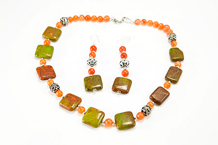 SKU 17305 - a Multi-stone Necklaces Jewelry Design image