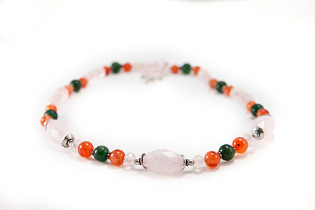 SKU 17313 - a Rose quartz Necklaces Jewelry Design image