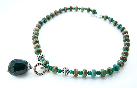 SKU 17616 - a Jasper Necklaces Jewelry Design image