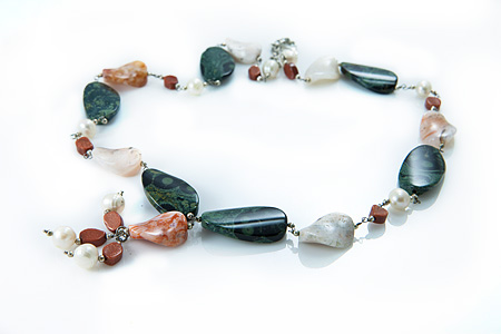 SKU 17622 - a Goldstone Necklaces Jewelry Design image