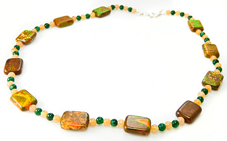 SKU 17691 - a Multi-stone Necklaces Jewelry Design image