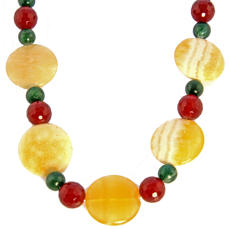SKU 17694 - a Multi-stone Necklaces Jewelry Design image