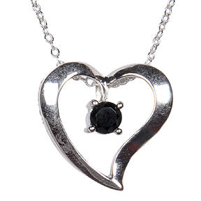 SKU 18090 - a Black spinel Necklaces Jewelry Design image