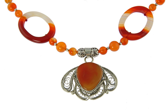 SKU 21038 - a Carnelian Necklaces Jewelry Design image