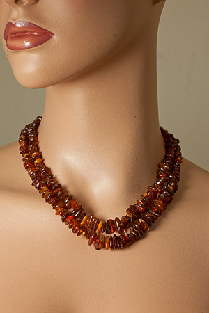 SKU 21212 - a Amber necklaces Jewelry Design image