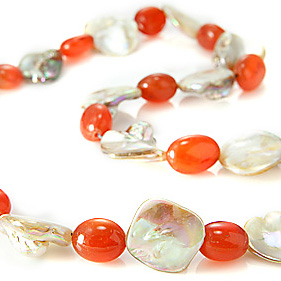 SKU 21215 - a Mother-of-Pearl necklaces Jewelry Design image
