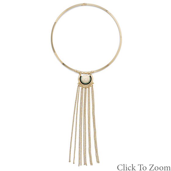 SKU 21733 - a howlite Necklaces Jewelry Design image
