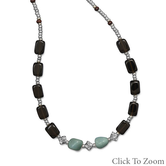 SKU 22022 - a Multi-stone Necklaces Jewelry Design image