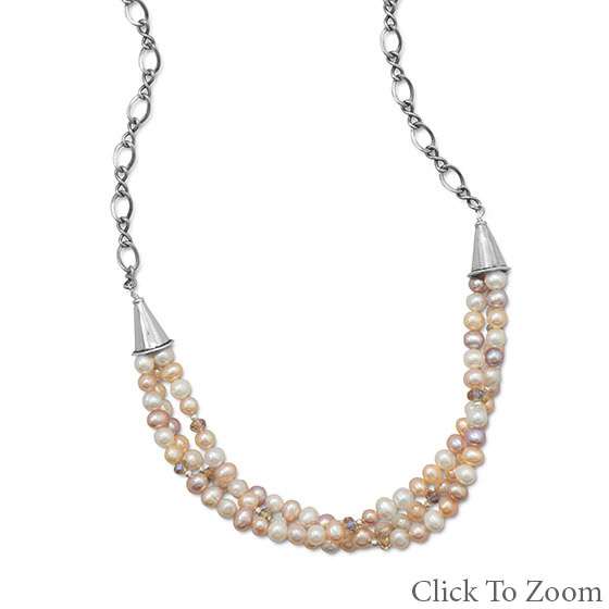 SKU 22025 - a Pearl Necklaces Jewelry Design image