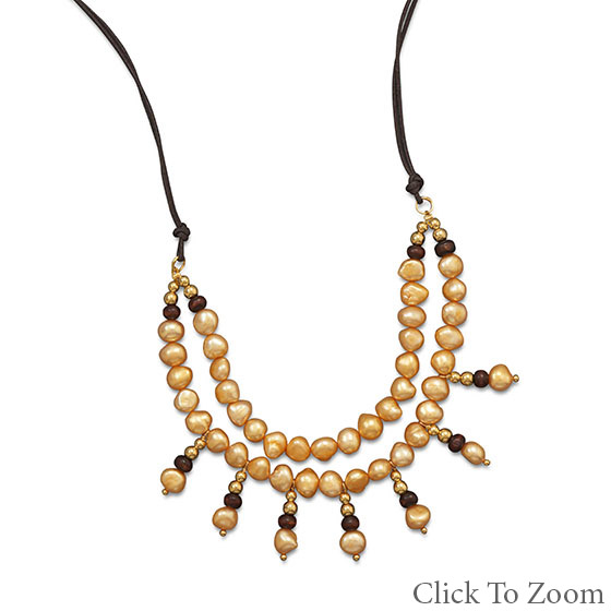 SKU 22026 - a Pearl Necklaces Jewelry Design image