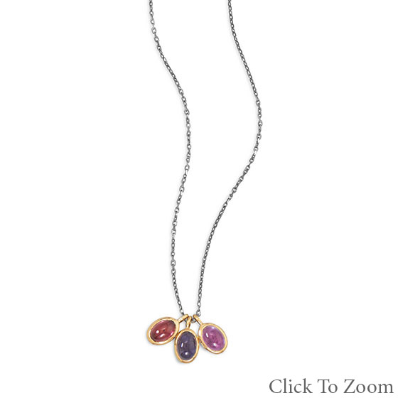 SKU 22033 - a Multi-stone Necklaces Jewelry Design image