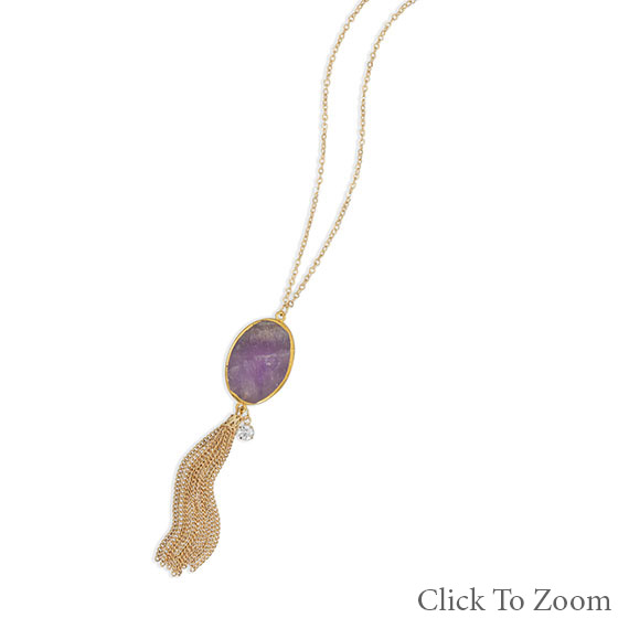 SKU 22036 - a Amethyst Necklaces Jewelry Design image