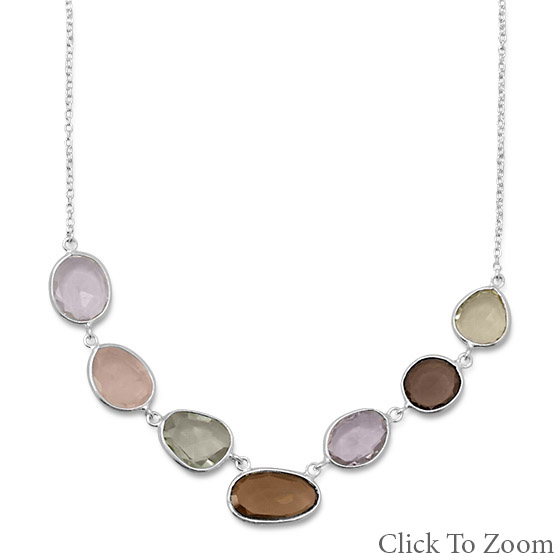 SKU 22038 - a Multi-stone Necklaces Jewelry Design image
