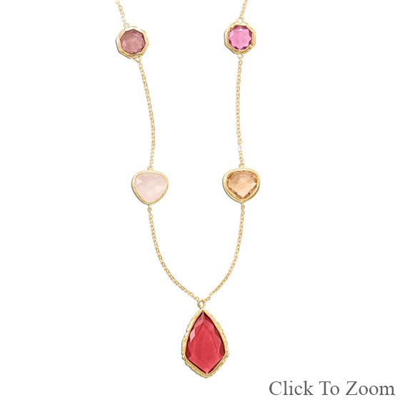 SKU 22044 - a Multi-stone Necklaces Jewelry Design image