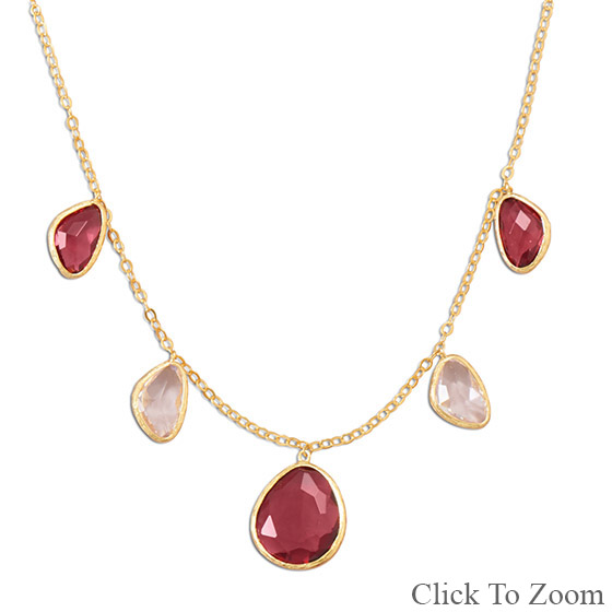 SKU 22045 - a Multi-stone Necklaces Jewelry Design image
