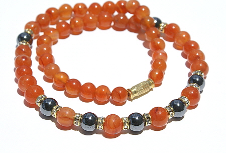 SKU 3061 - a Carnelian Necklaces Jewelry Design image