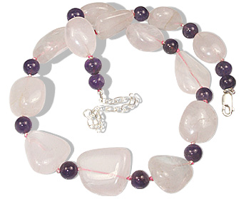 SKU 3067 - a Rose quartz Necklaces Jewelry Design image
