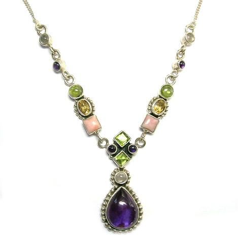 SKU 3127 - a Amethyst Necklaces Jewelry Design image