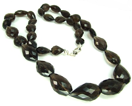 SKU 3144 - a Smoky Quartz Necklaces Jewelry Design image