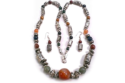 SKU 33 - a Multi-stone Necklaces Jewelry Design image
