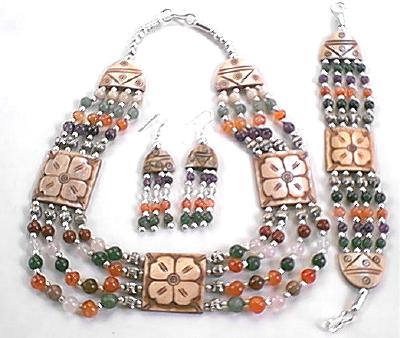 SKU 382 - a Multi-stone Necklaces Jewelry Design image