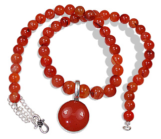 SKU 429 - a Carnelian Necklaces Jewelry Design image