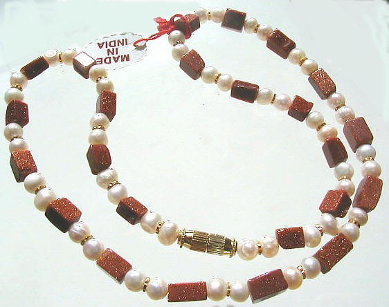 SKU 440 - a Goldstone Necklaces Jewelry Design image