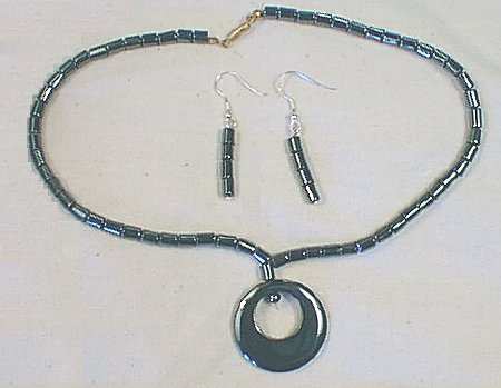 SKU 46 - a Hematite Necklaces Jewelry Design image