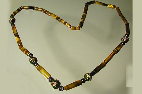 SKU 482 - a Tiger eye Necklaces Jewelry Design image