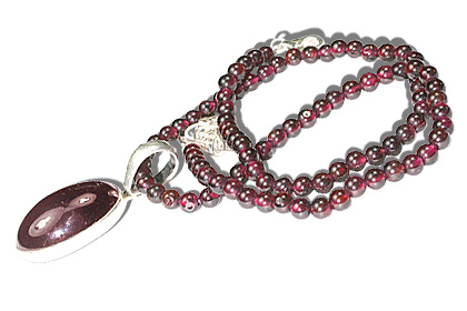 SKU 487 - a Garnet Necklaces Jewelry Design image