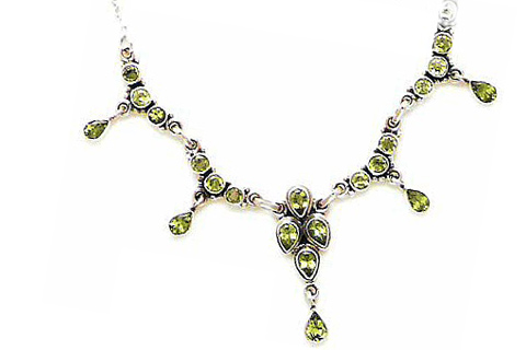 SKU 495 - a Peridot Necklaces Jewelry Design image
