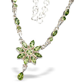 SKU 499 - a Peridot Necklaces Jewelry Design image