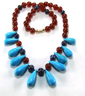 SKU 5134 - a Turquoise Necklaces Jewelry Design image