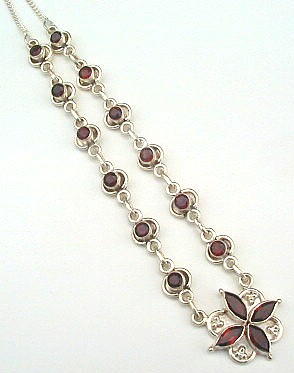 SKU 525 - a Garnet Necklaces Jewelry Design image