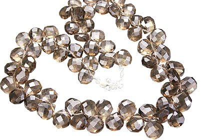 SKU 5250 - a Smoky Quartz Necklaces Jewelry Design image