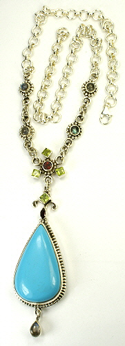 SKU 5377 - a Turquoise Necklaces Jewelry Design image