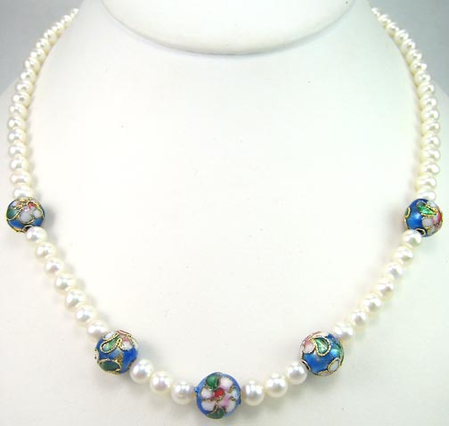 SKU 5482 - a Pearl Necklaces Jewelry Design image