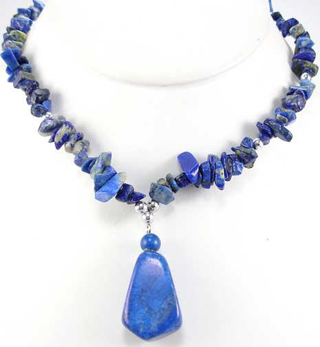 SKU 5518 - a Lapis Lazuli Necklaces Jewelry Design image