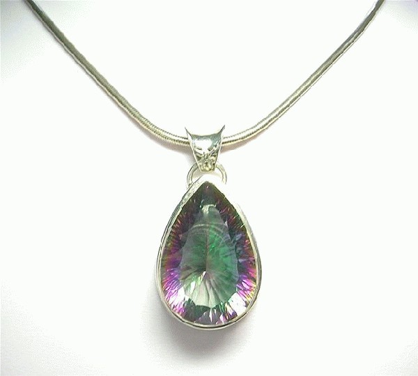 SKU 5860 - a mystic quartz Necklaces Jewelry Design image