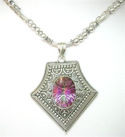 SKU 5861 - a mystic quartz Necklaces Jewelry Design image