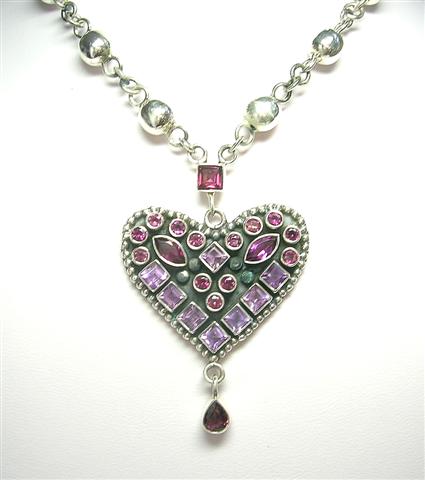 SKU 5867 - a Rhodolite Necklaces Jewelry Design image