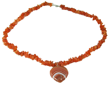 SKU 5913 - a Carnelian Necklaces Jewelry Design image