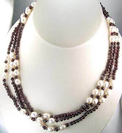 SKU 6057 - a Pearl Necklaces Jewelry Design image