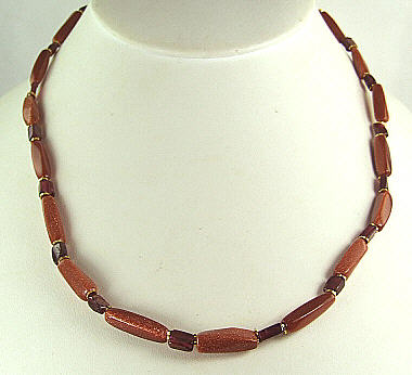 SKU 6307 - a Goldstone Necklaces Jewelry Design image