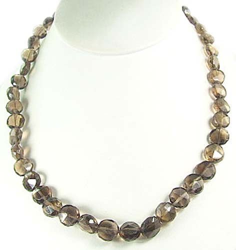 SKU 6472 - a Smoky Quartz Necklaces Jewelry Design image