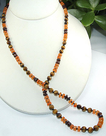 SKU 6479 - a Carnelian Necklaces Jewelry Design image