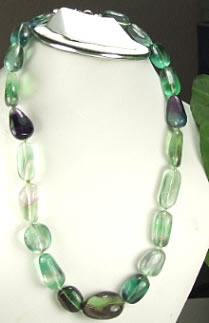 SKU 6840 - a Fluorite Necklaces Jewelry Design image