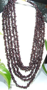 SKU 7183 - a Garnet Necklaces Jewelry Design image